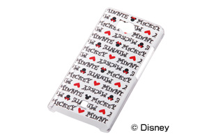 【Disney Mobile on SoftBank DM012SH/SoftBank AQUOS PHONE 103SH】ディズニーキャラクター・クリアラメ・シェルジャケット【生産終了】