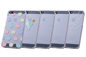 【Apple iPhone SE/iPhone 5s/iPhone 5】スマホ女子・デザイン・シェルジャケット【生産終了】