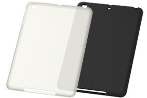 【Apple iPad mini 3、iPad mini 2】シルキータッチ・シリコンジャケット