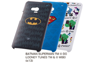 【au HTC J One HTL22】バットマン、スーパーマン、トゥイーティー・キャラクター・シェルジャケット