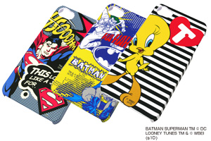 【AppleiPhone 4S、iPhone 4シリーズ】スーパーマン、バットマン、トゥイーティー・キャラクター・シェルジャケット[生産終了]