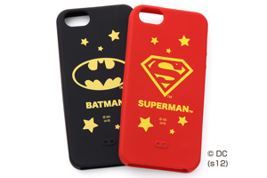 【Apple iPhone SE/iPhone 5s/iPhone 5】バットマン、スーパーマン・キャラクター・シリコンジャケット【生産終了】