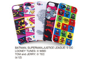 【Apple iPhone SE/iPhone 5s/iPhone 5】バットマン、スーパーマン、トゥイーティー、トム＆ジェリー、ジャスティスリーグ　コレジャナイ・キャラクター・シェルジャケット【生産終了】