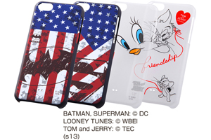 【Apple iPhone 5c】バットマン、スーパーマン、トゥイーティー、トム＆ジェリー・キャラクター・シェルジャケット【生産終了】