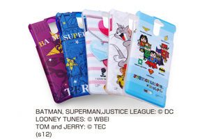 【Xperia? VL】バットマン、スーパーマン、トゥイーティー、トム＆ジェリー、ジャスティスリーグ　コレジャナイ・キャラクター・ソフトジャケット