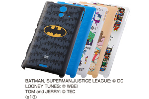 【Xperia? UL】バットマン、スーパーマン、トゥイーティー、ジェリーとリトルフレンズ、ジャスティスリーグ コレジャナイ・キャラクター・シェルジャケット
