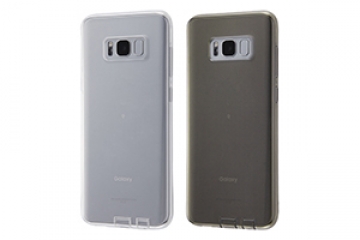 【docomo Galaxy S8+ SC-03J/au Galaxy S8+ SCV35】TPUソフトケース コネクタキャップ付き