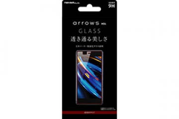 【arrows M04/arrows M04 PREMIUM】液晶保護ガラスフィルム 9H 光沢 0.33mm【生産終了】