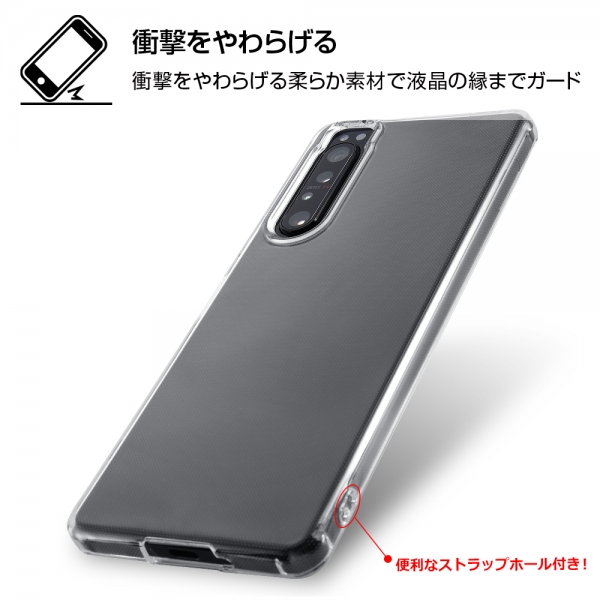 Xperia ii ソフト ケース　クリア